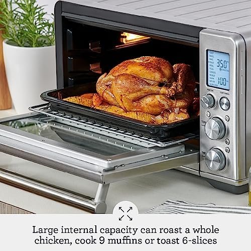 Smart Oven Air Fryer and Convection Oven, Brushed Stainless Steel