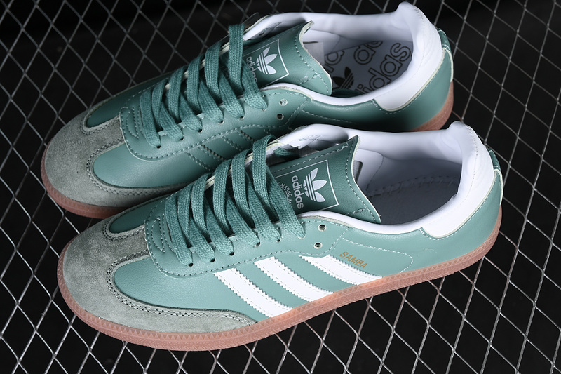Adidas Samba Vegan White/Green/Brown IE7011