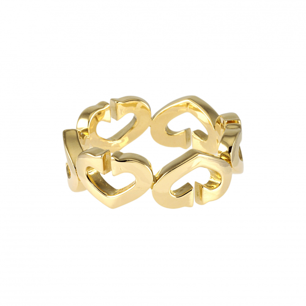 Cartier C Heart #56 Ring 18K Yellow Gold