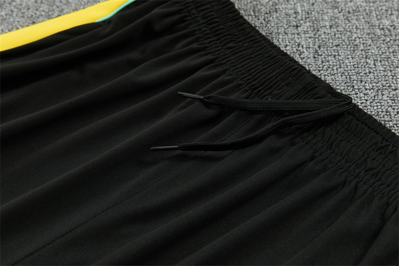 Adult / Kids 2627 Brazil Half Zipper Training Suit
