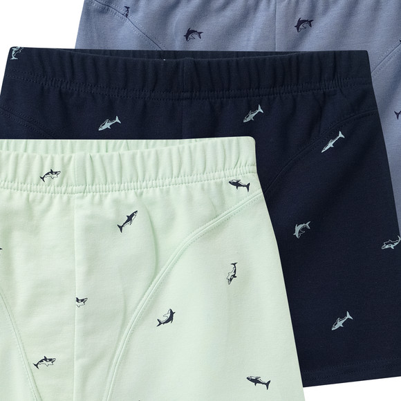 Yigga 3 Jungen Boxer mit Hai-Prints