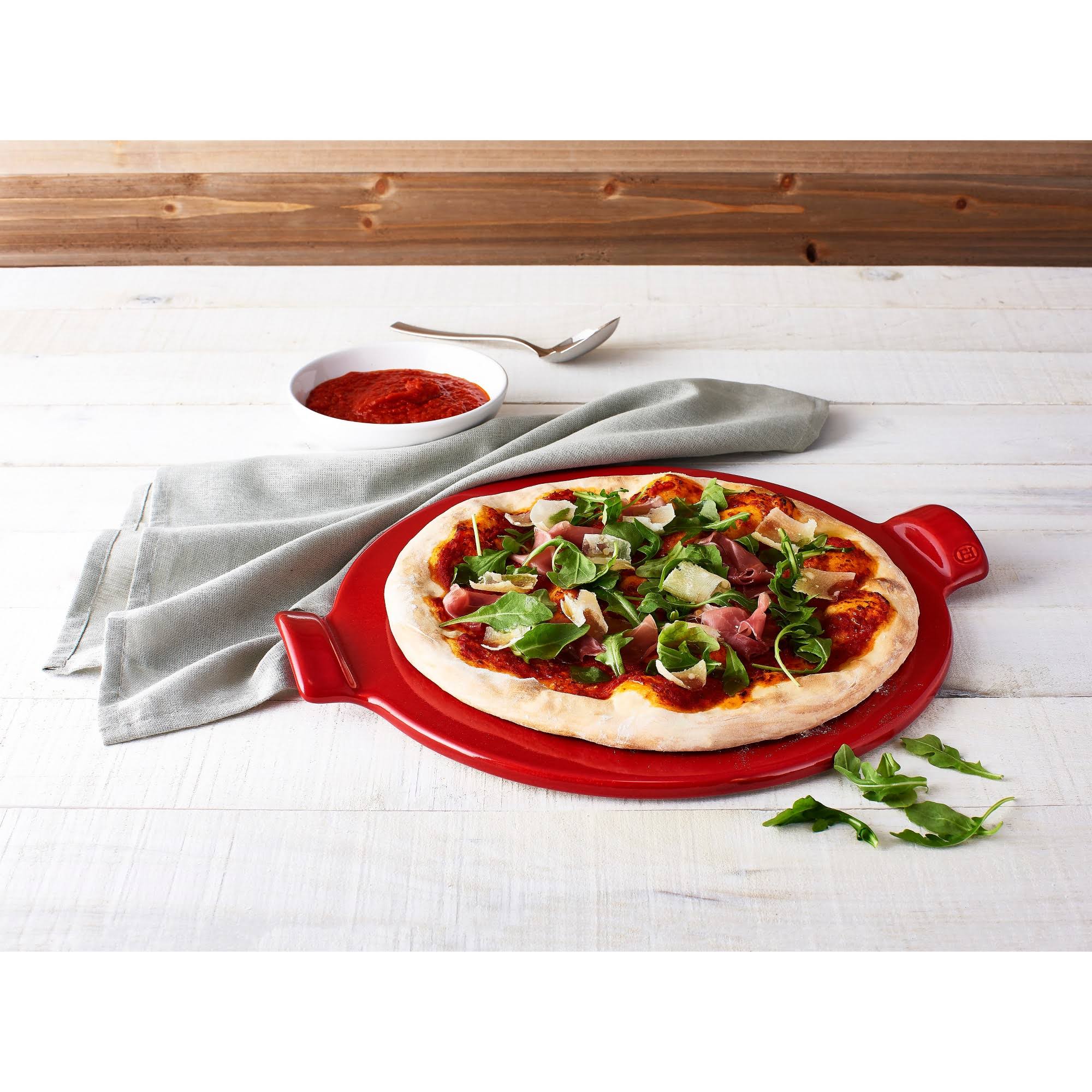 Emile Henry Flame Red Pizza Stone