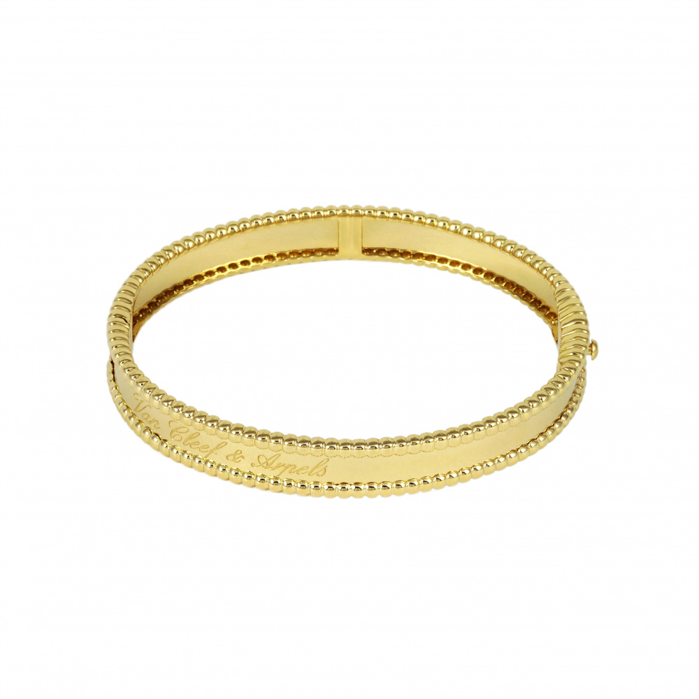 Van Cleef & Arpels Perle Senior Tulle Bracelet 18K Yellow Gold VCARP3K000