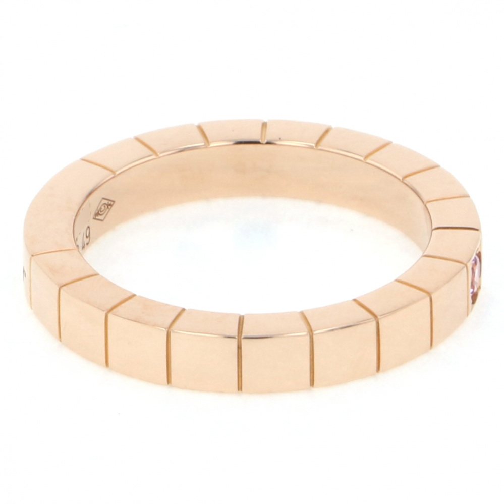 Cartier Laniere Ring 18K Rose Gold Sapphire