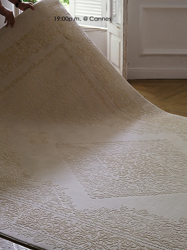 CP101 - +Silk Silk Series/Washable Persian Carpet Living Room Luxury Bedroom Bedside Carpet