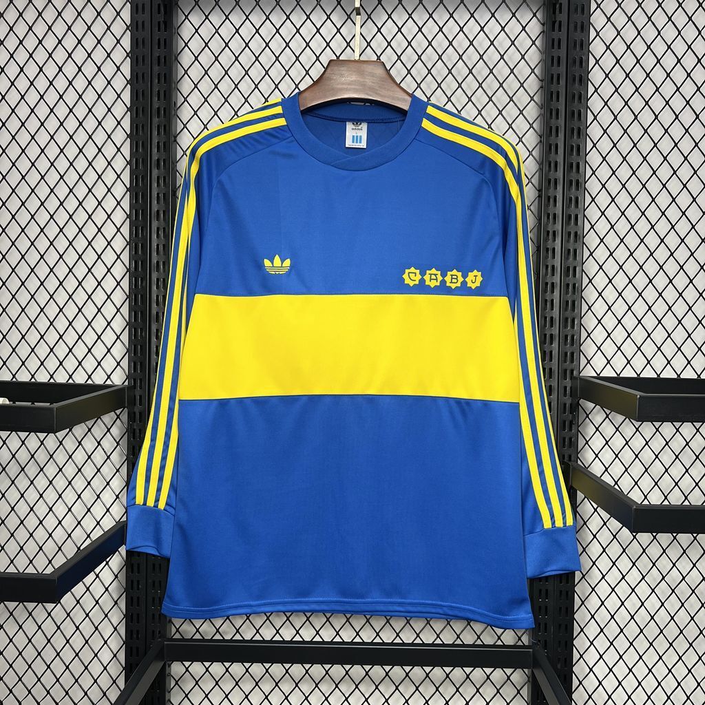Boca Juniors 1981 Home Long Sleeves Retro Jersey