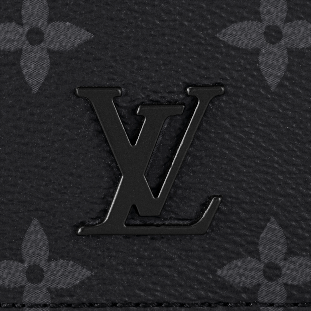 Louis Vuitton District Pm Bag Monogram Black 26Cm M46255 For Men
