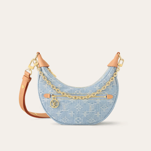 Louis Vuitton LV By The Pool Loop Denim Blue 9.1 Inches M24846