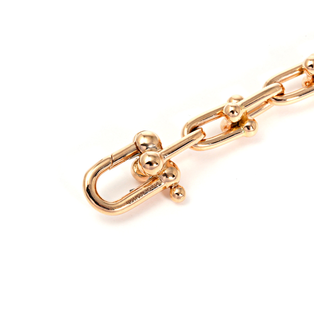 Tiffany & Co. Hardware Link Bracelet 18K Rose Gold 60153080