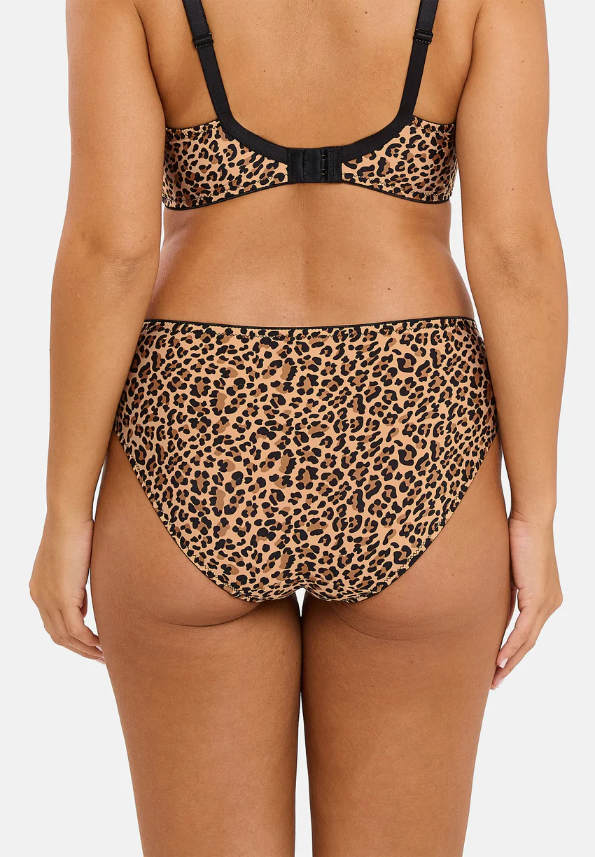 Slip Lya Imprimé Léopard Mocha