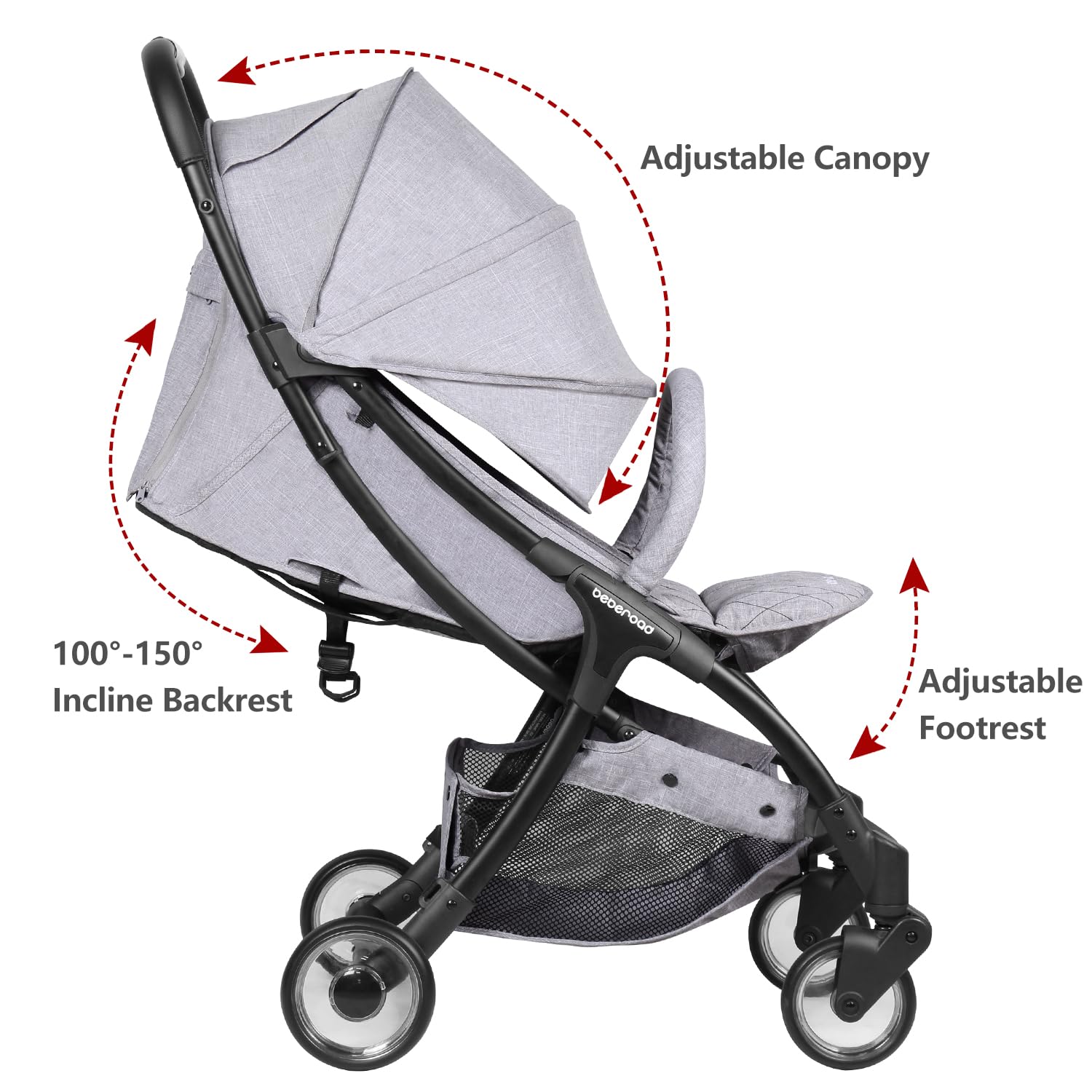 Beberoad Love Lightweight Adjustable Waterproof