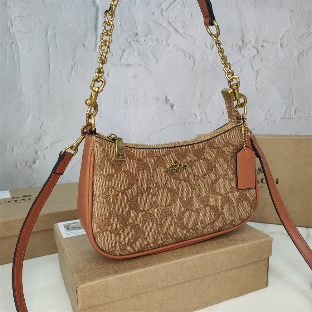 Coach Teri Shoulder Bag In Signature Canvas - cnluxepick
