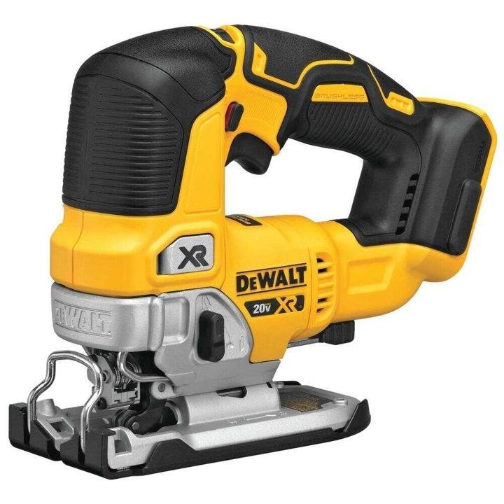 dewalt-20-Volt MAX XR Cordless Brushless Jigsaw with Brushless Router & (2) 20-Volt 5.0Ah Batteries