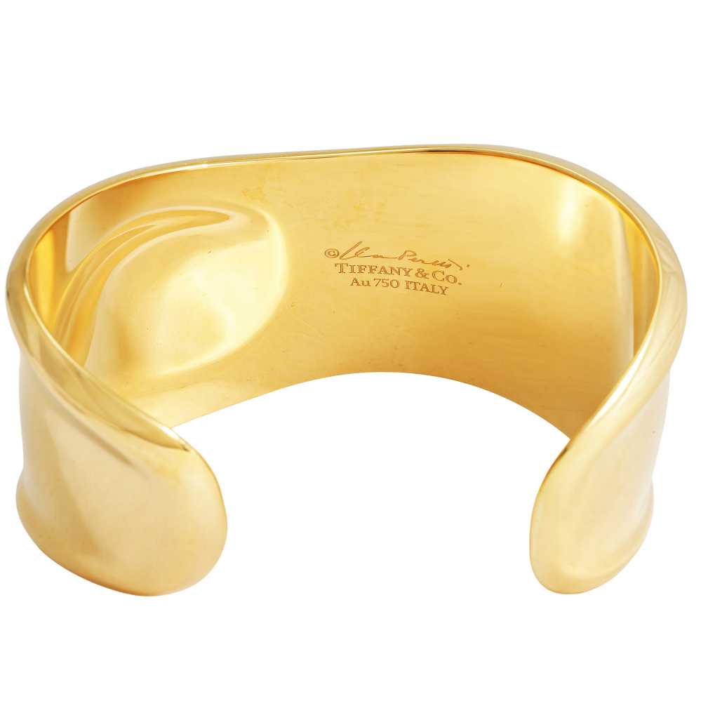 Tiffany & Co. Elsa Peretti Bone Cuff Bracelet 18K Yellow Gold 69860427
