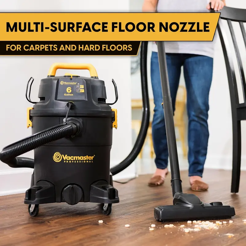 Vacmaster 3-in-1 Carpet Cleaner – Wet/Dry/Upholstery Shampoo Vacuum with Multi-Surface Tools
