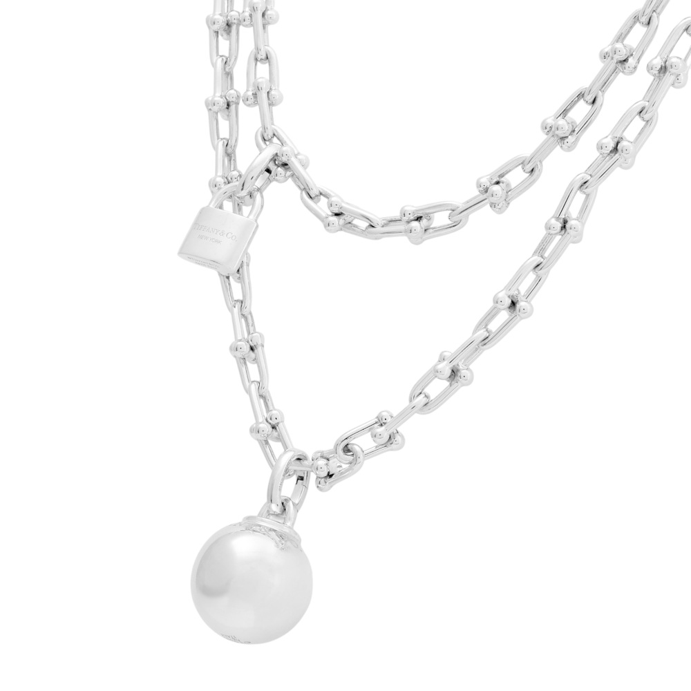 Tiffany & Co. Hardware Wrap Necklace Sterling Silver 60153372