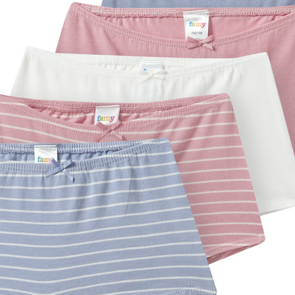 Famy 5 Mädchen Pantys mit Bio-Baumwolle