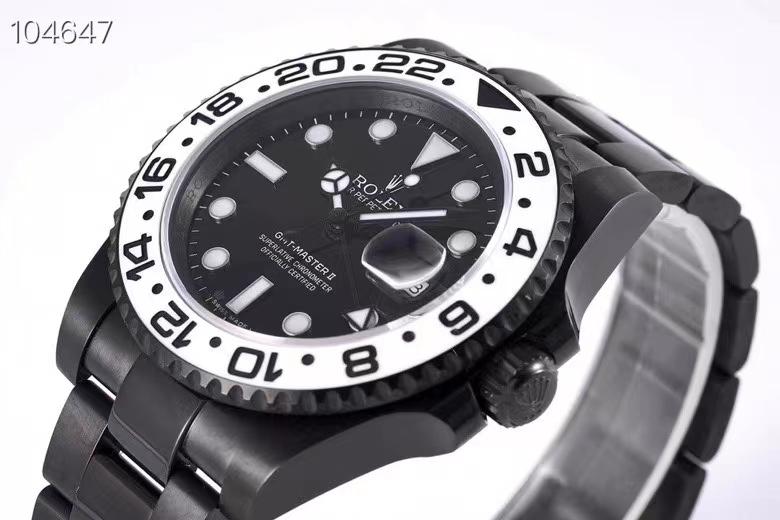 GMT-MASTER II BLACK WHITE BEZEL