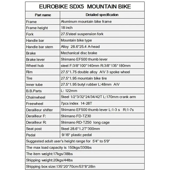 X5 27.5 Inch Adult Mountain Bike Aluminum Frame Bicycle Disc Brake 21 Speed Front Suspension Alloy MTB Bikes Men Bicycle