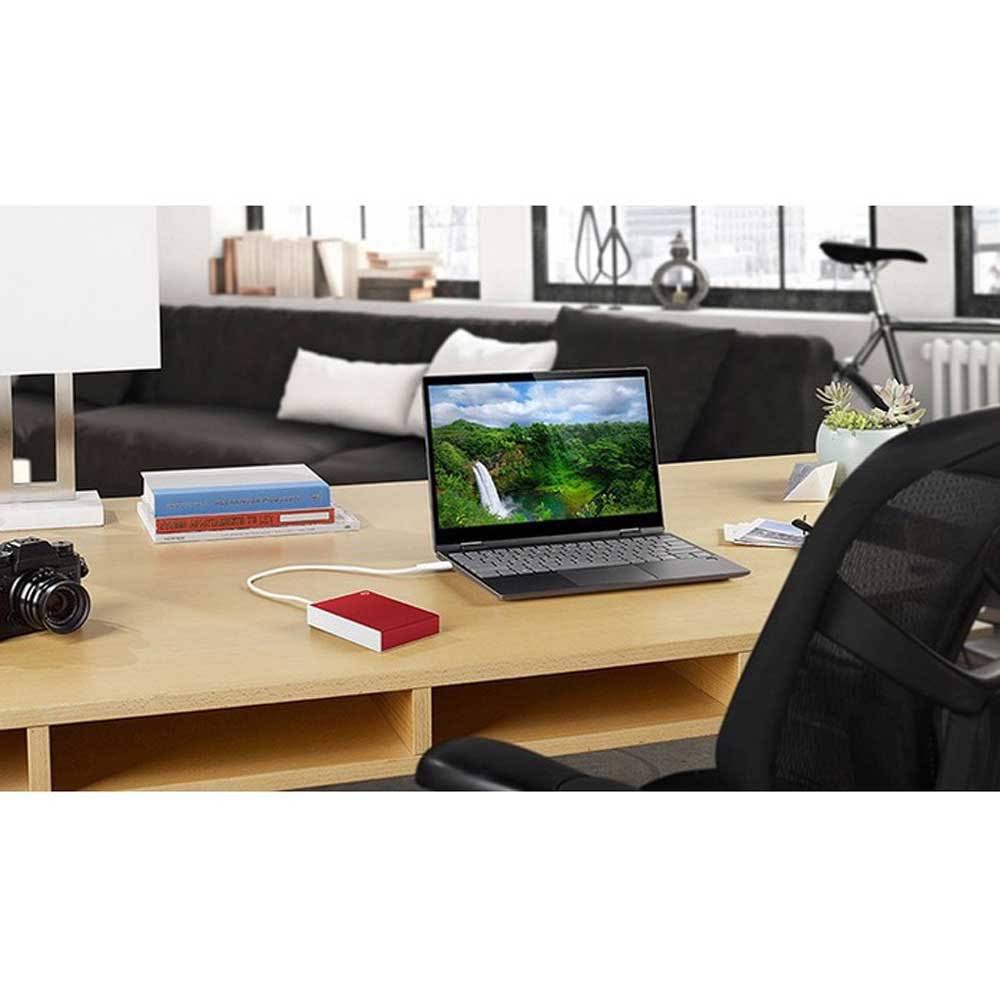 Seagate 4TB One Touch USB 3.2 Gen 1 External Hard Drive (Red) STKC4000403