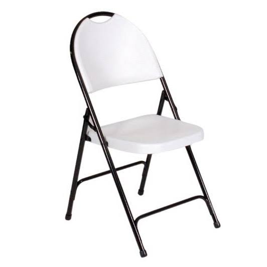 Correll Injection Molded Folding Chair - Mocha Granite