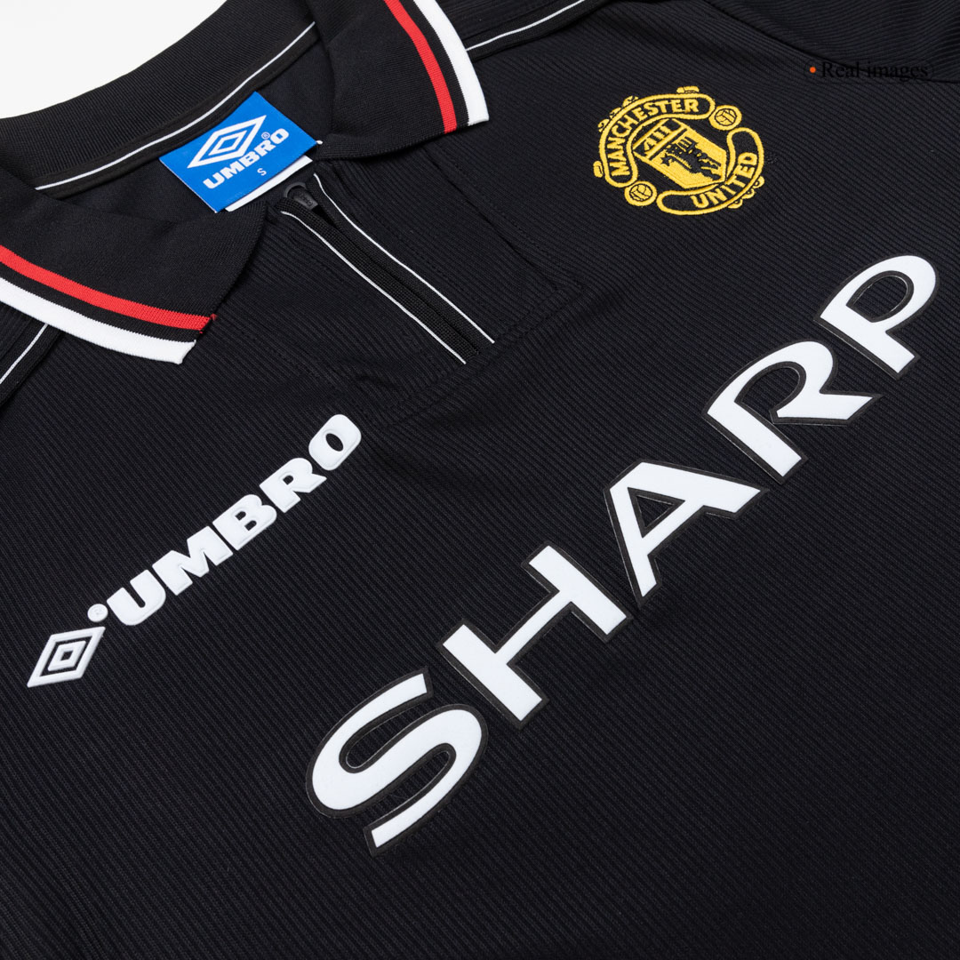 Retro Soccer Jersey Manchester United Away Long Sleeve 1998