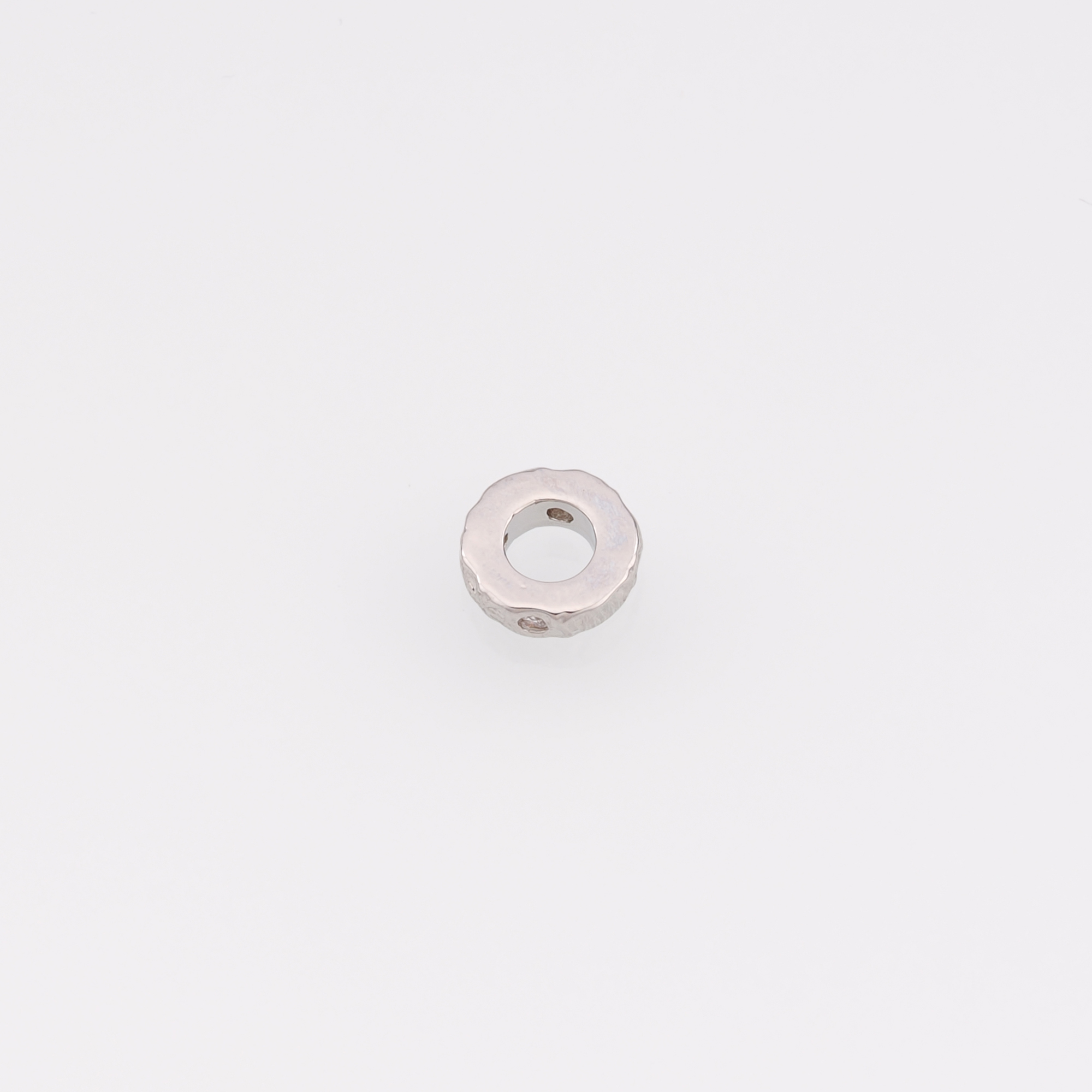 18K Gold Filled Round Flat Spacer Beads,Dainty Round Spacer Beads,DIY Jewelry Making Supply