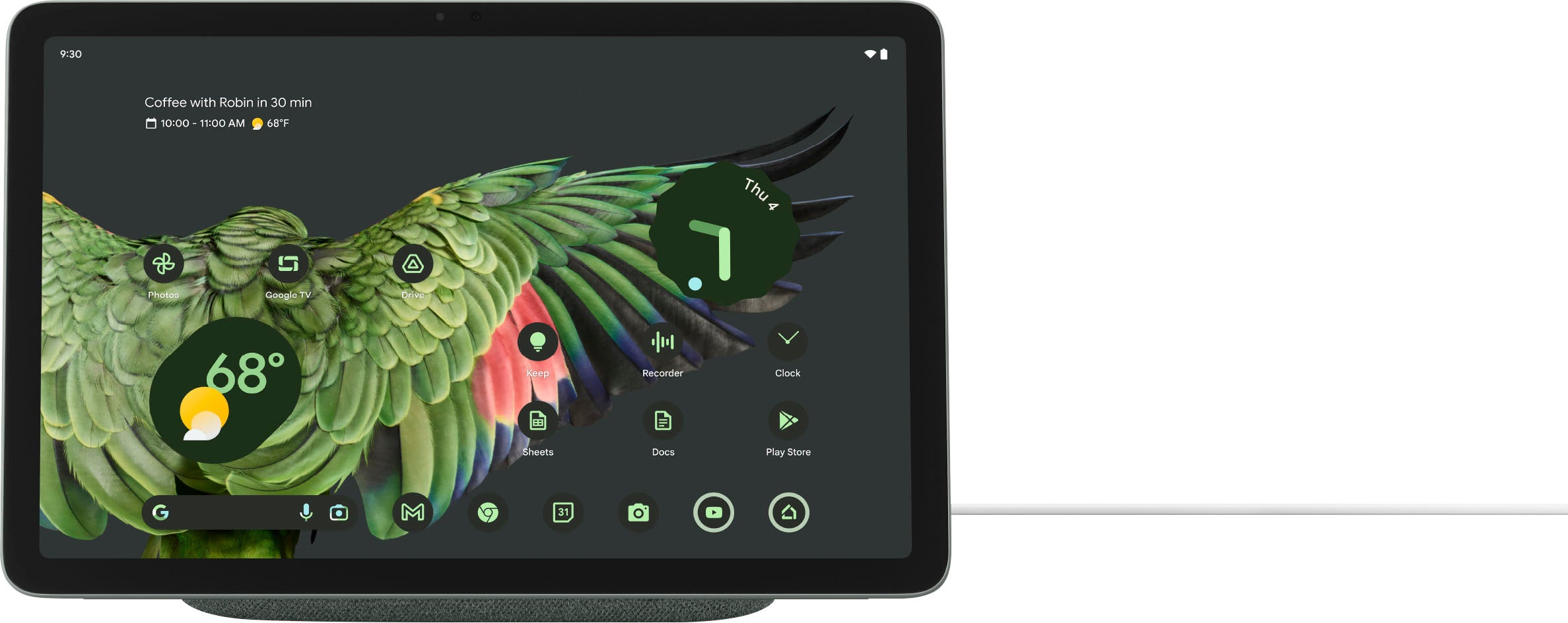 Google - Pixel Tablet with Charging Speaker Dock - 11