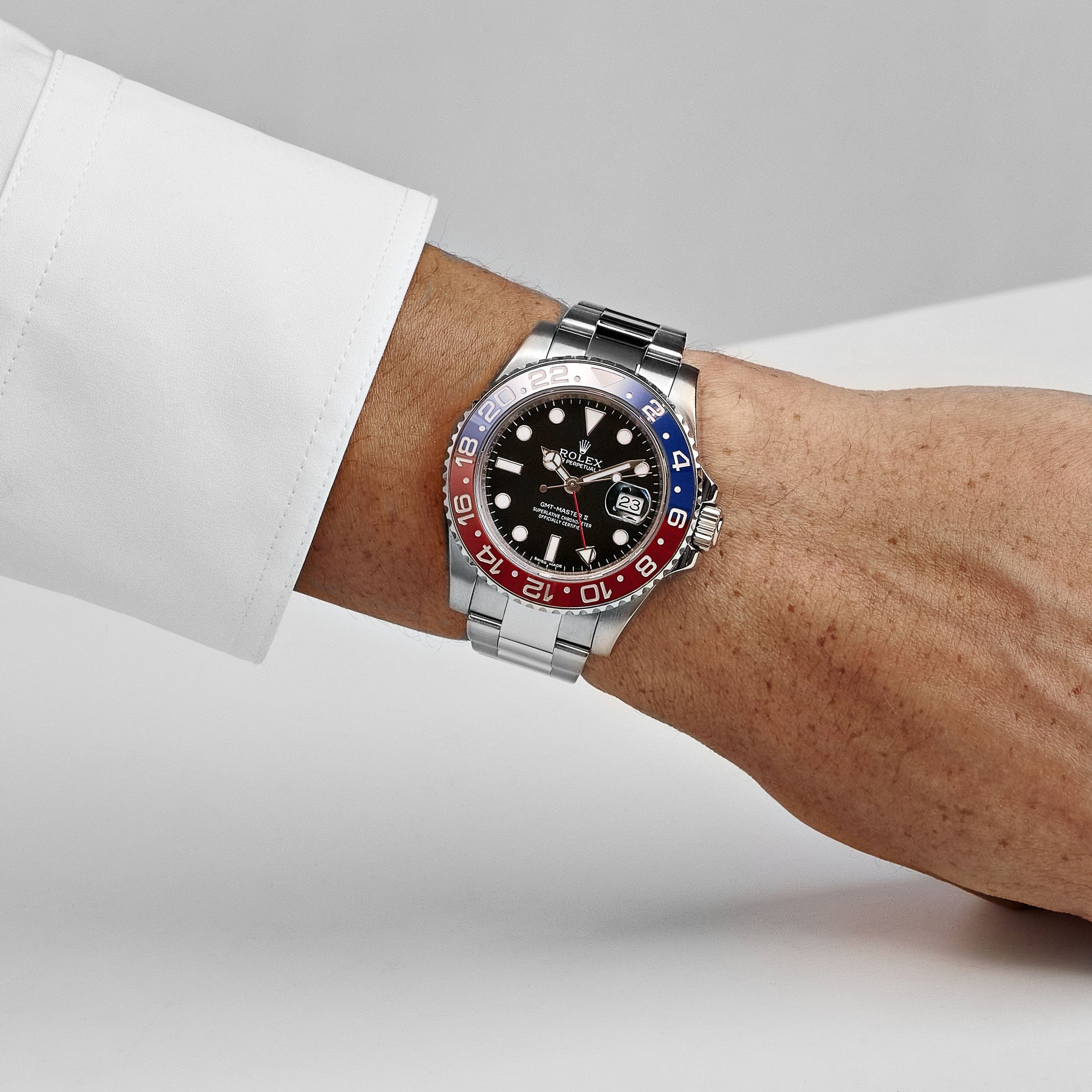 Rolex GMT-Master II 116719BLRO 'Pepsi' White Gold Black Dial (2015)