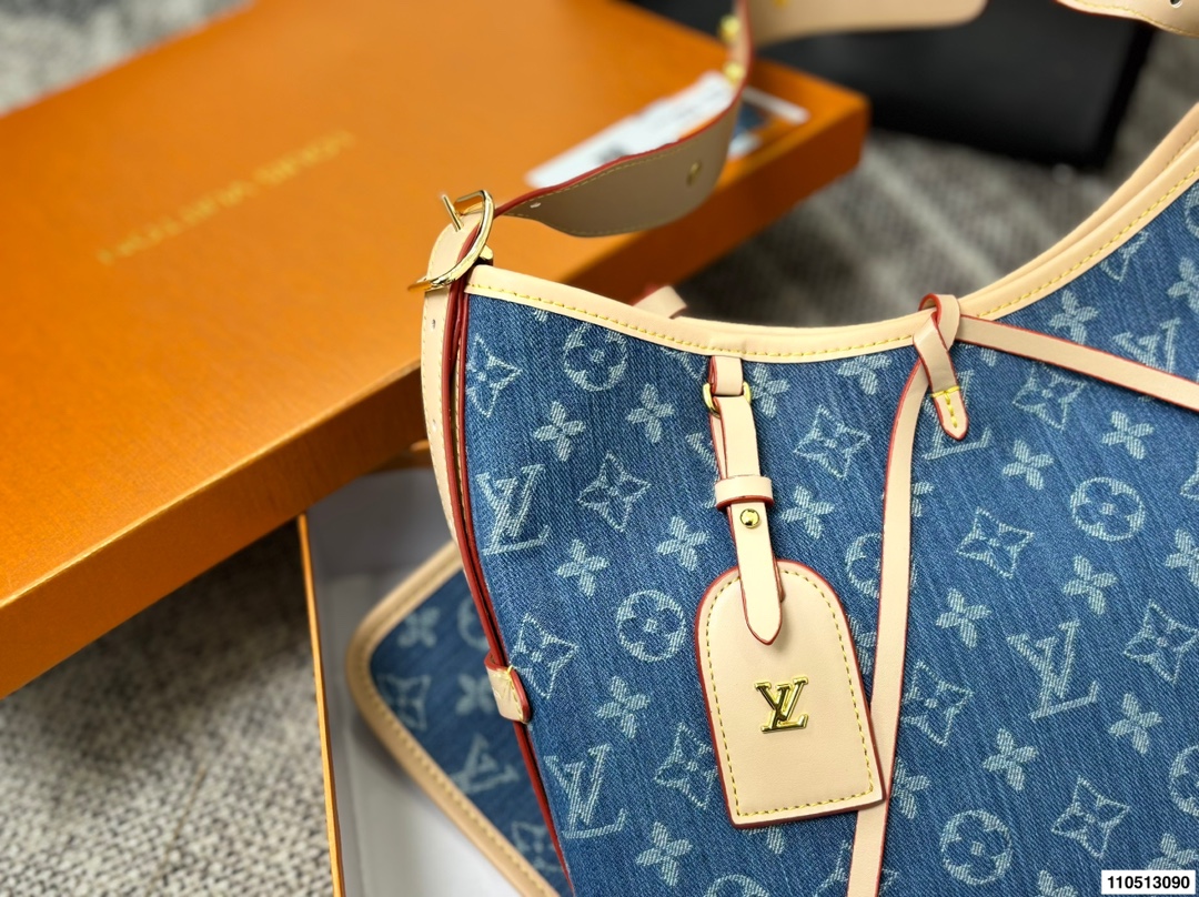 LV Denim Carryall Bag - cnluxepick