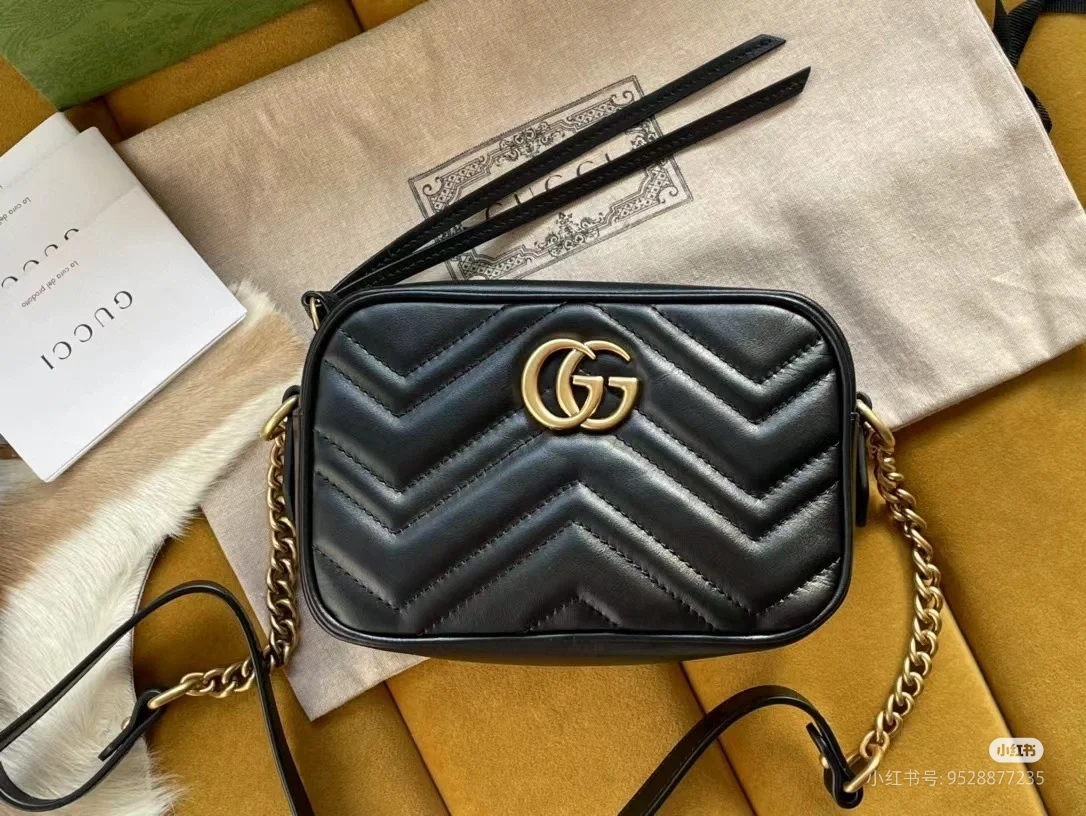 Gucci Marmont Matelasse Shoulder Bag - cnluxepick