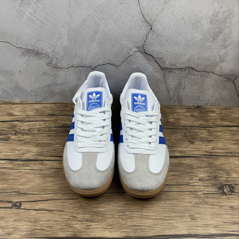 Adidas Samba Og Shoes Cloud White/Blue/Gum EE5450