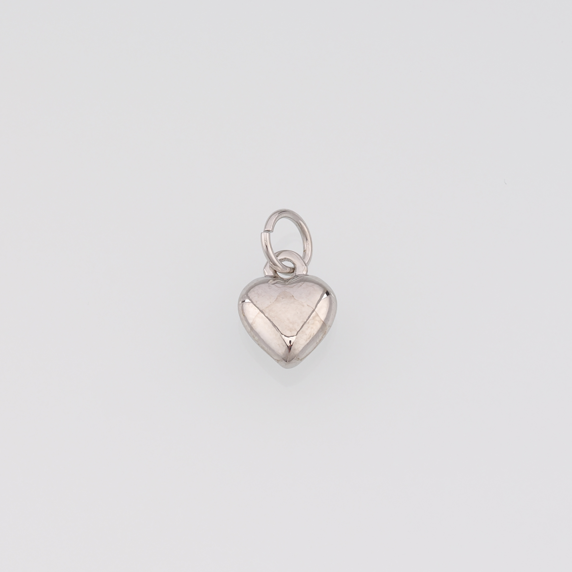 18K Gold Filled Heart Pendant,Dainty Heart Charm Earrings Necklace for DIY Jewelry Making Supply