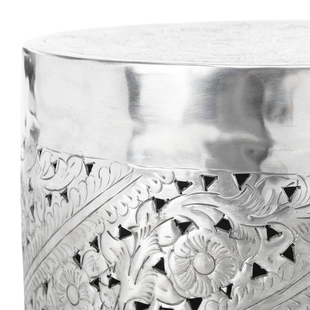 Adrien End Table Silver Safavieh
