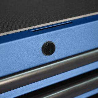 2026 Husky 56 in. W x 22 in. D Heavy Duty 23-Drawer Combination Rolling Tool Chest and Top Tool Cabinet Set in Matte Blue