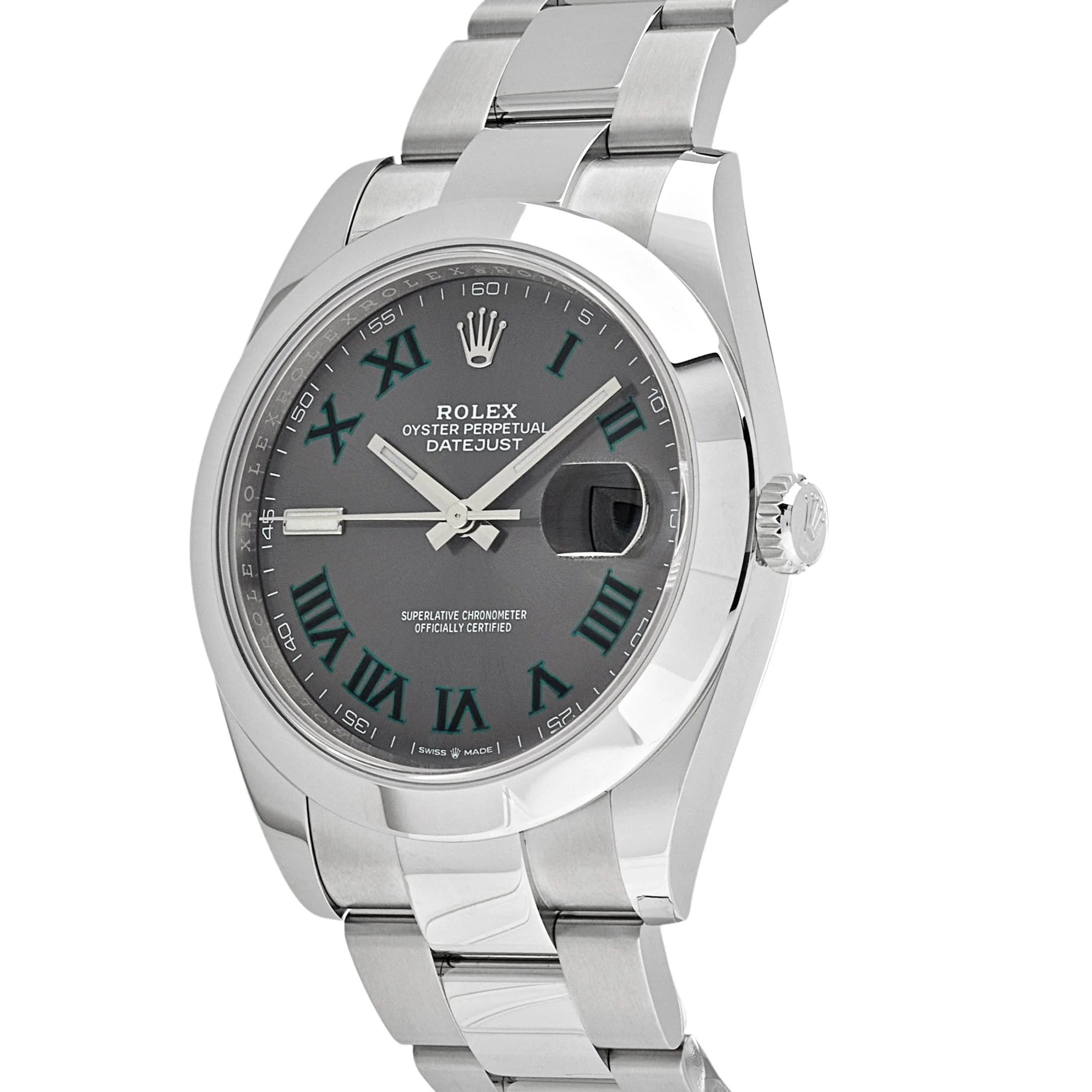 Rolex Datejust 41 126300 'Wimbledon' Stainless Steel Slate Dial Oyster (2024)