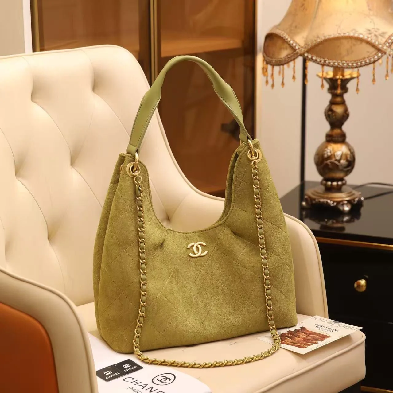 Chanel Bag | City Zip Tote Signature Canvas Mahogany