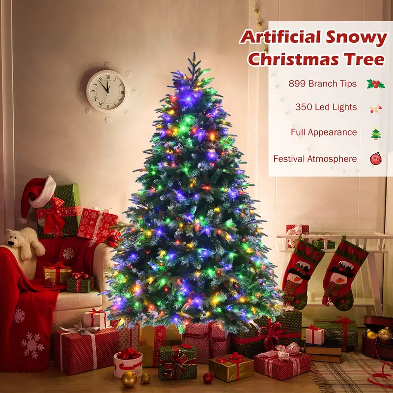 Pre-Lit Artificial Christmas Tree – Available in 5 ft and 6 ft Heights