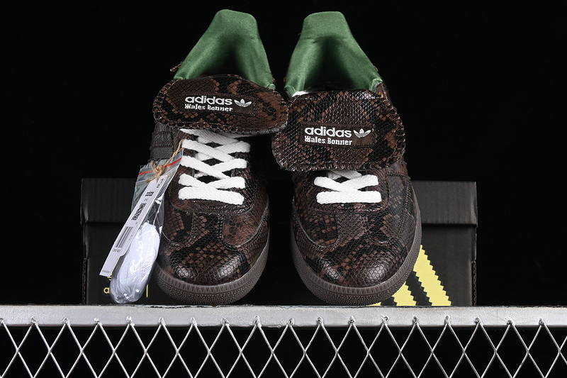 Adidas Wales Bonner Pony Leo X Samba Black/Brown/White/Green IH3262