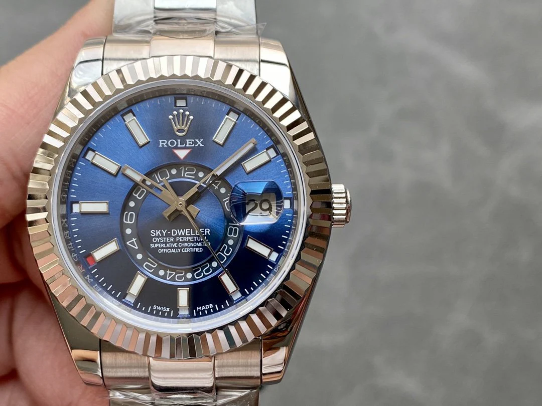SKY-DWELLER 42 STEEL BLUE DIAL OYSTER BRACELET