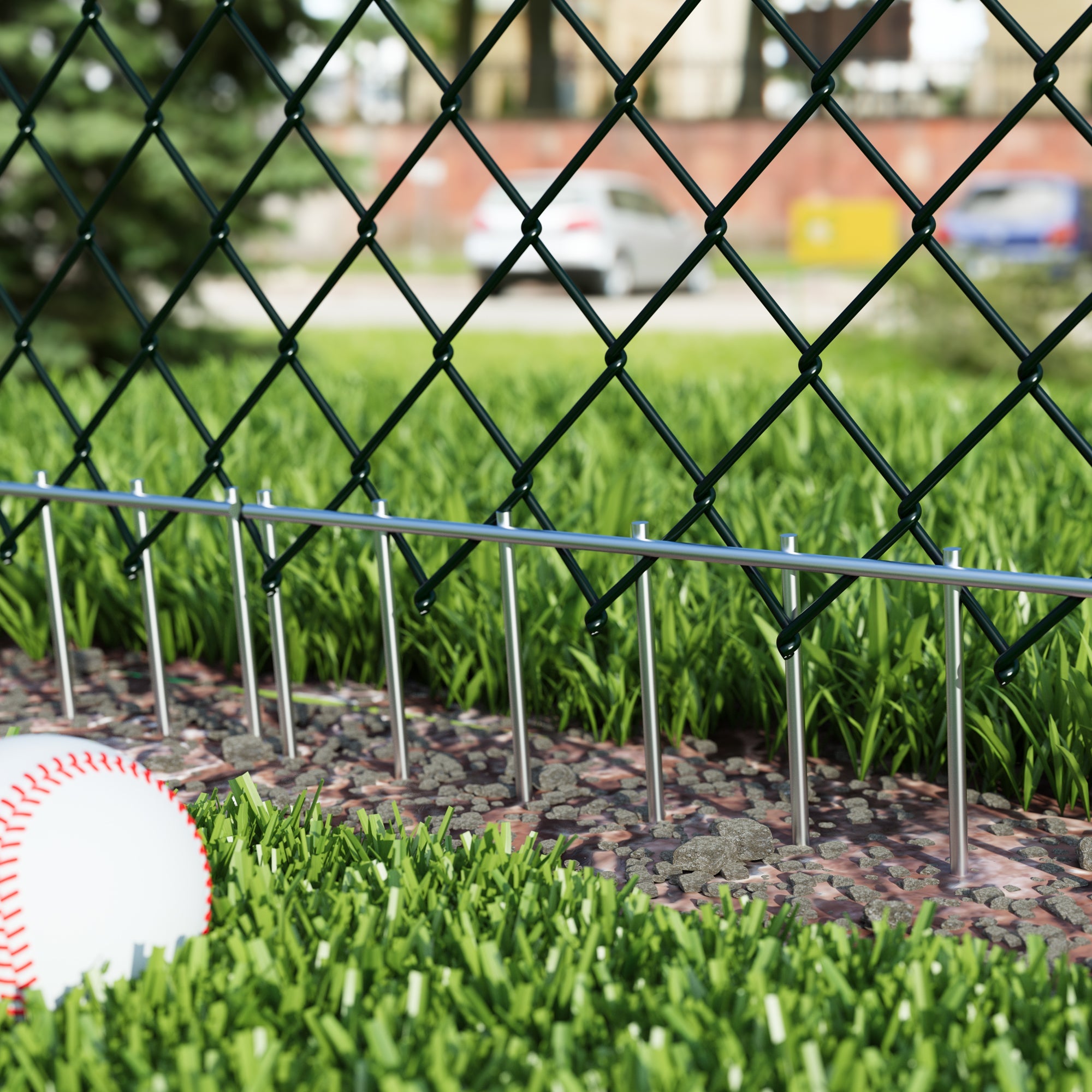 Dig Defence 25 Pack No-Dig Small/Medium Animal Barrier Fence 8″ L x 32″ W Galvanized Steel