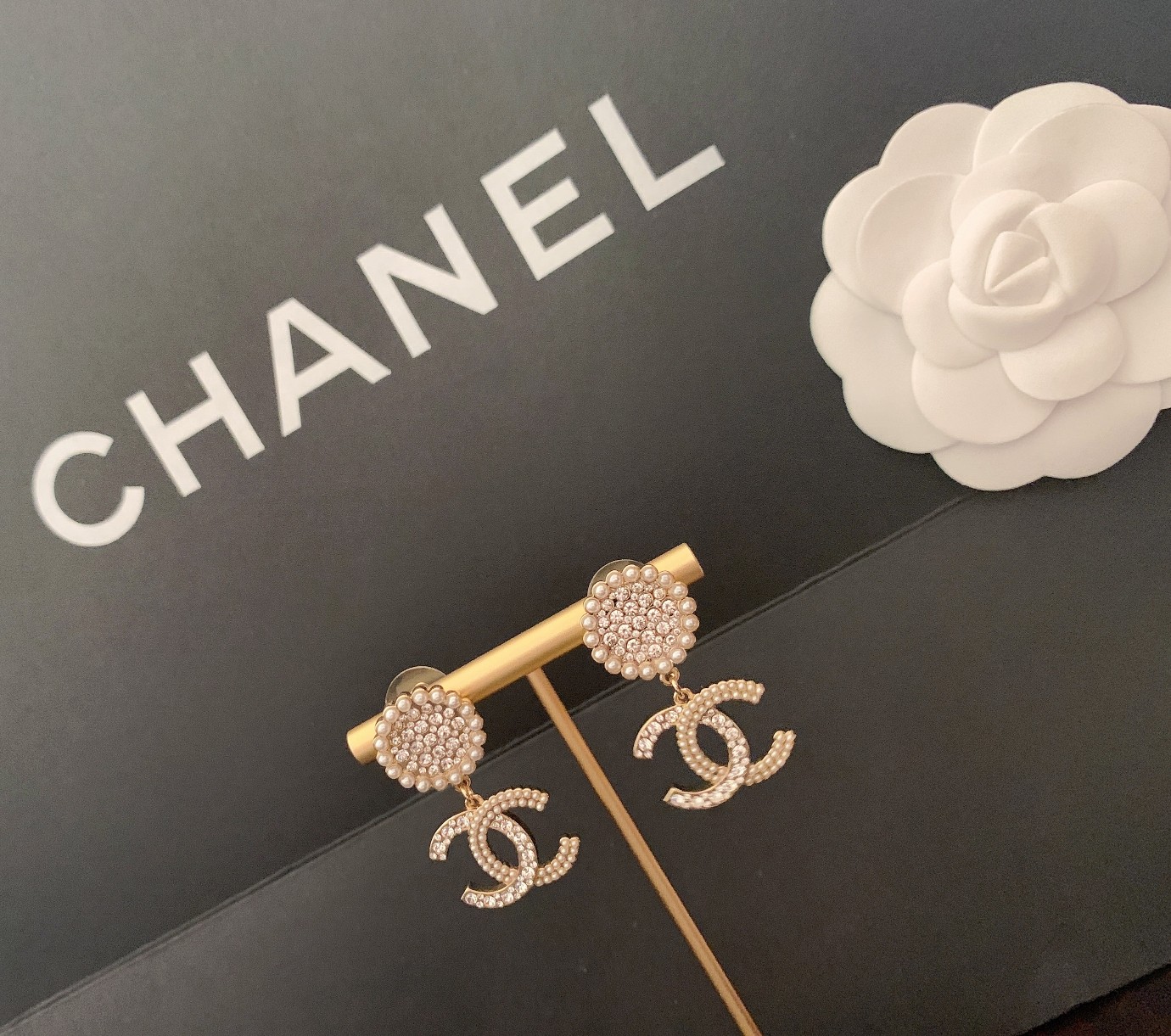 Chanel Cc Earrings