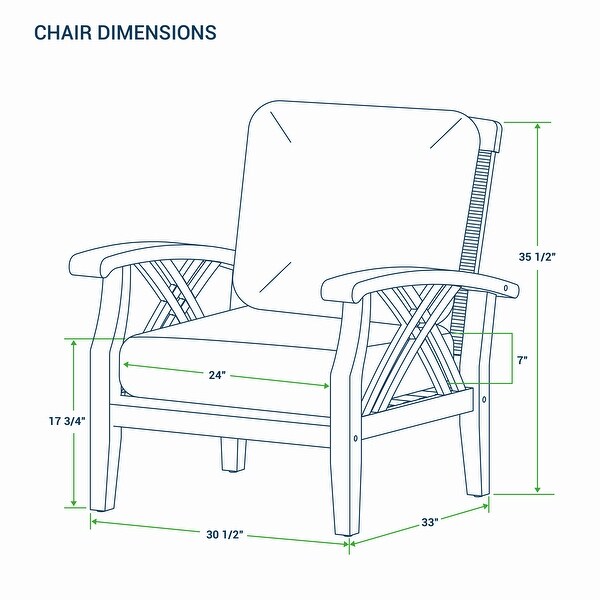 Cambridge Casual Carmel 3Piece Patio Chat Set with Cushions