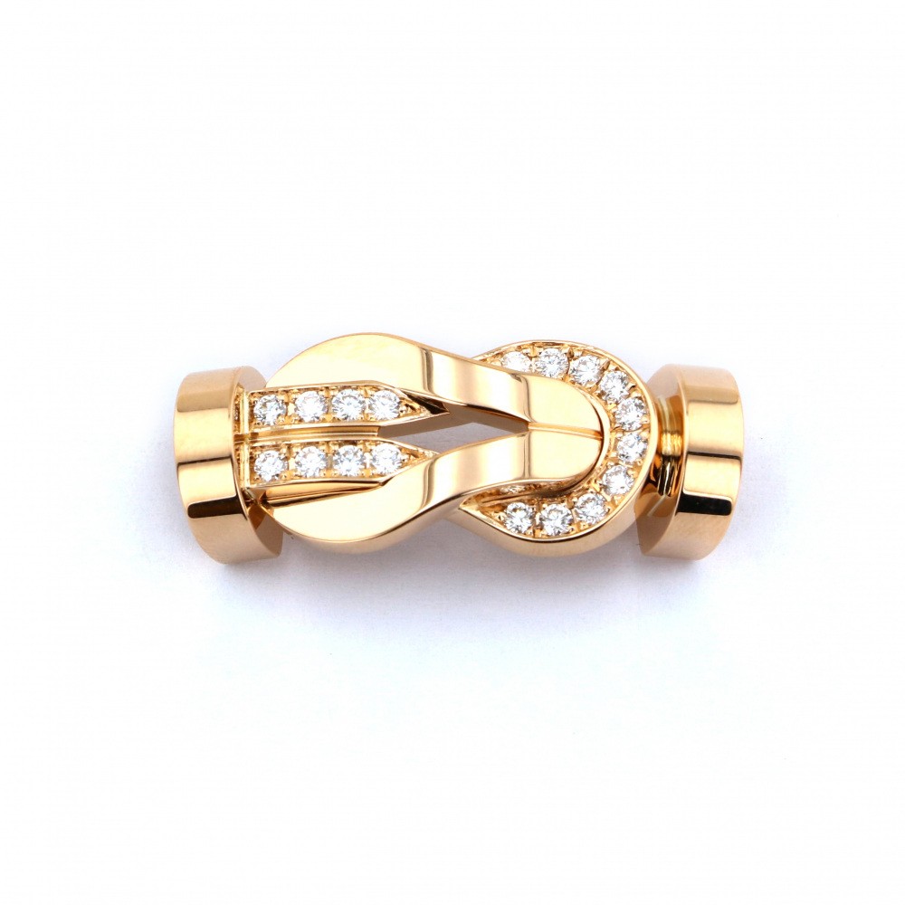 FRED Chance Amphini Lm Half Diamond Accessory 18K Rose Gold 0B0099