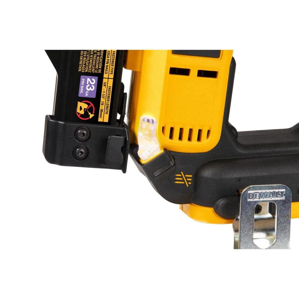 DEWALT ATOMIC Compact Series 20V MAX Pin Nailer 23 Gauge Kit DCN623D1