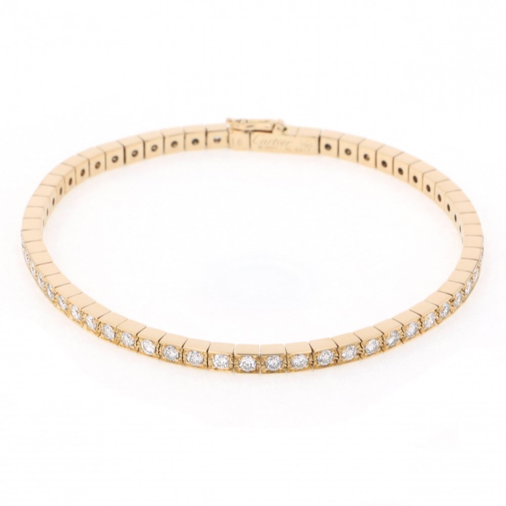 Cartier Laniere Bracelet 18K Yellow Gold Diamond