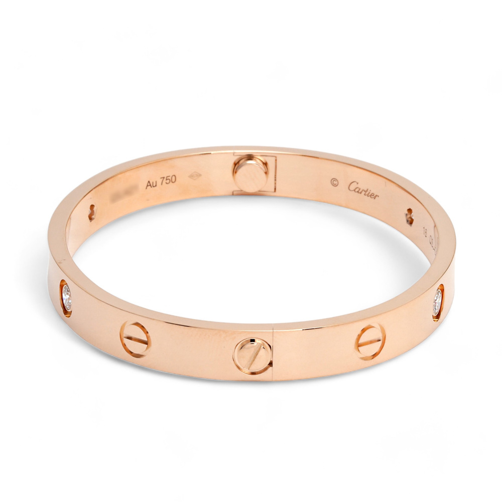 Cartier Love Bracelet 18K Rose Gold Diamond B6069900