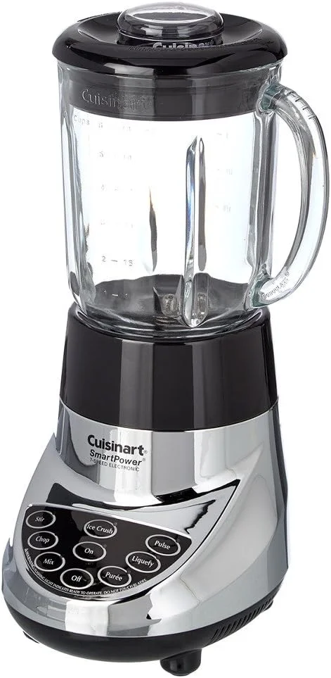 Open Box Cuisinart SPB-7CH SmartPower 40-Ounce 7-Speed Electronic Bar Blender, Chrome