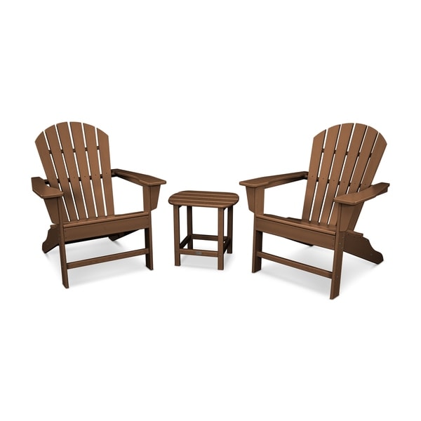 POLYWOOD South Beach Adirondack Chair 3Piece Set