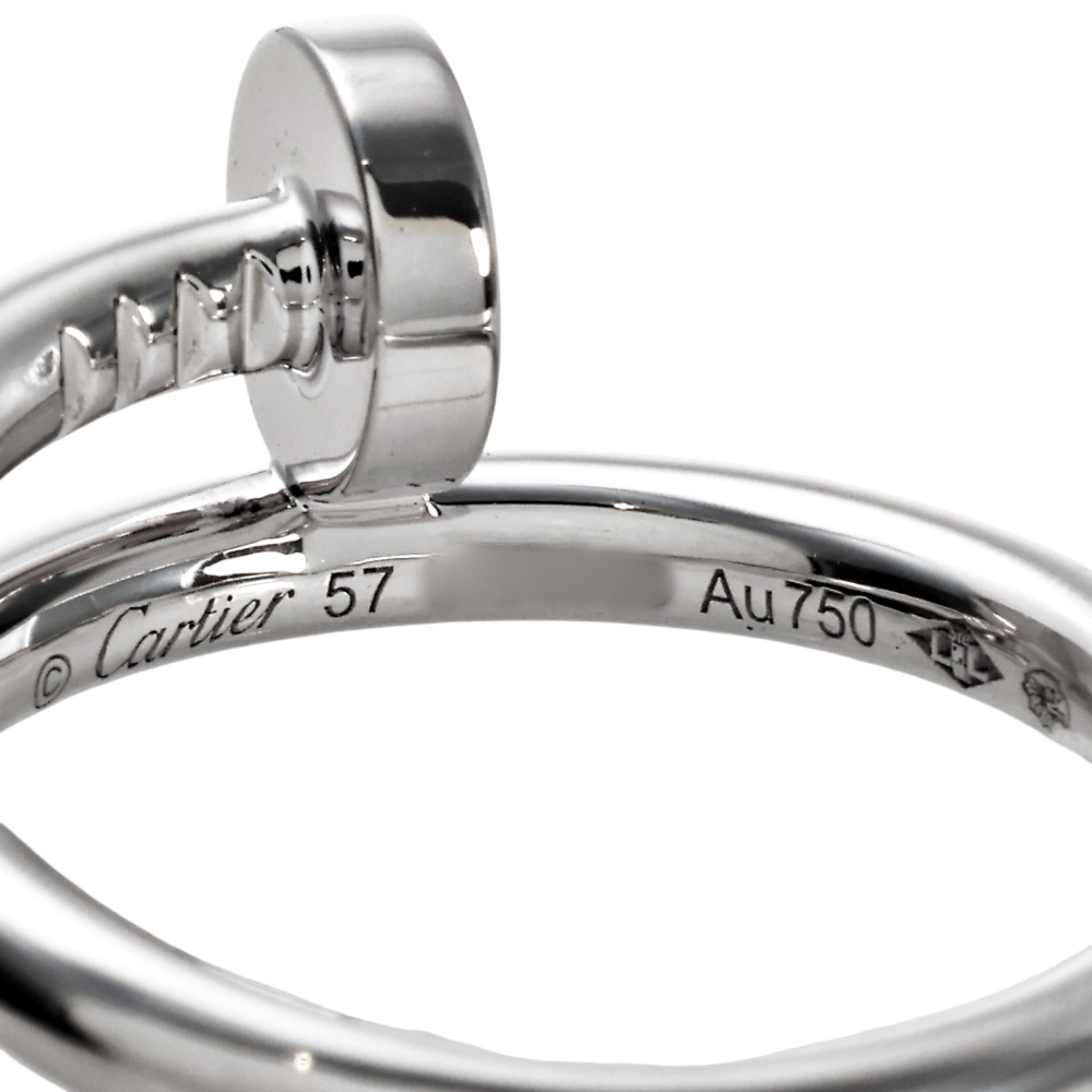 Cartier Juste un Clou Classic Model Ring 18K White Gold B4099200
